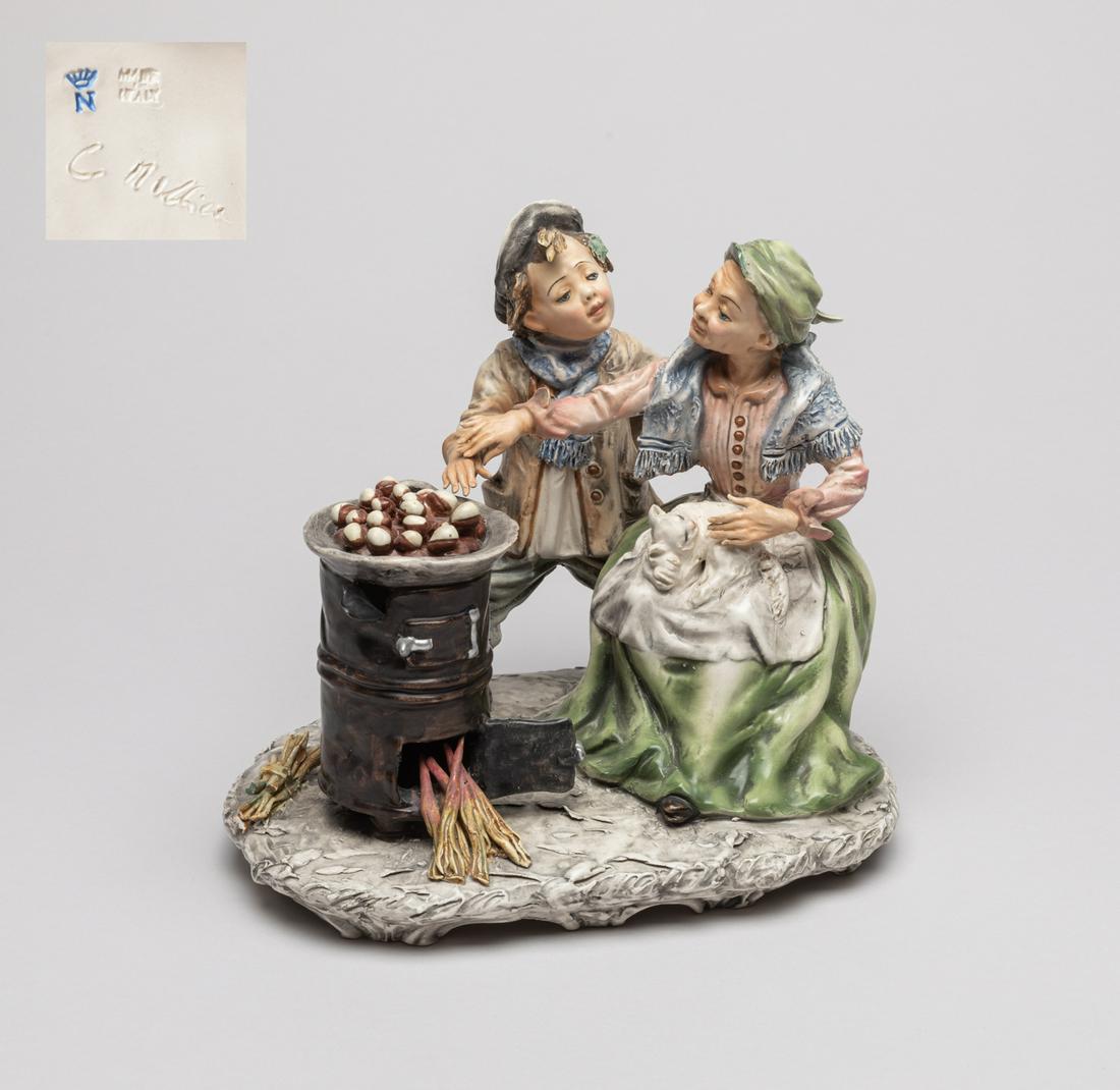 Signed Italian Capodimonte Porcelain Table Sculpture (1 of 11)