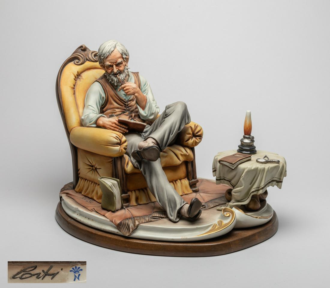 Signed Italian Capodimonte Porcelain Table Sculpture (1 of 12)