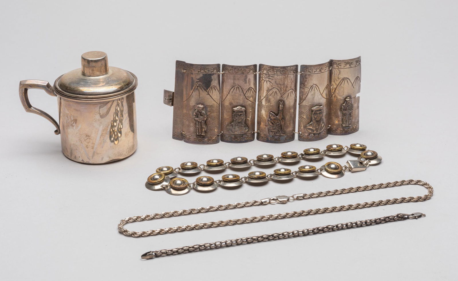 Set Sterling Silver Jewelries/Cup (1 of 11)