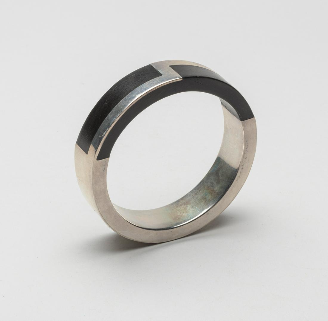 Decorative Sterling Silver Bangle (1 of 8)