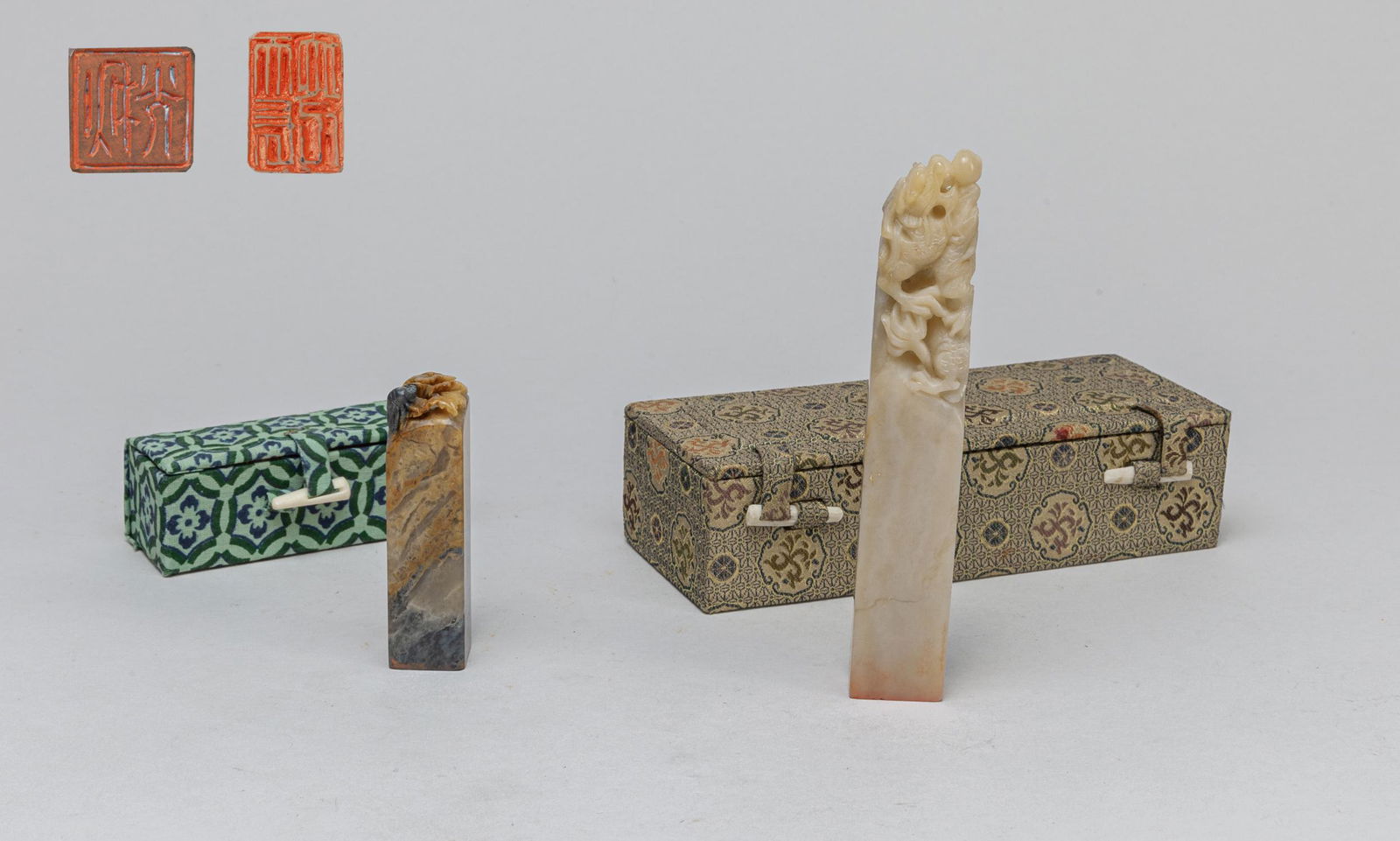 Group Chinese Stone Seals (1 of 11)