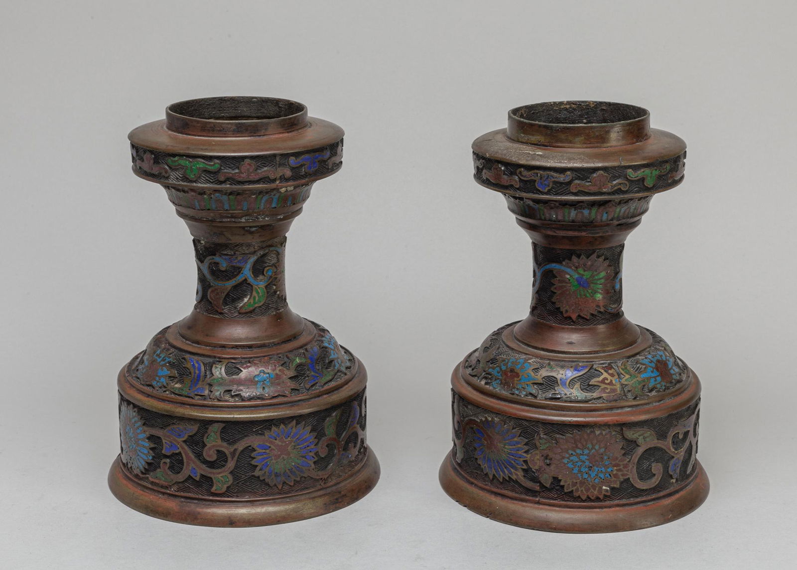 Pair Antique Closionne Lamps (1 of 11)