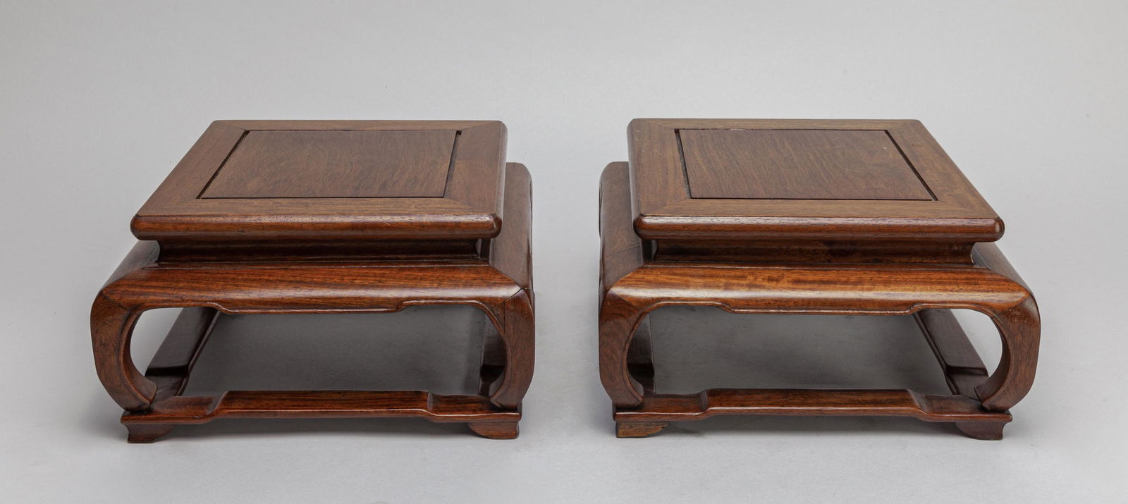 Pair Chinese Wood Stands (1 of 11)
