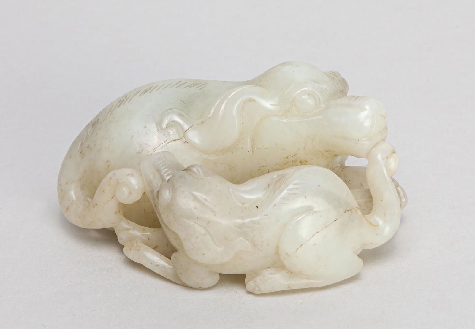 Chinese White Jade Carving Paper Weight (1 of 9)