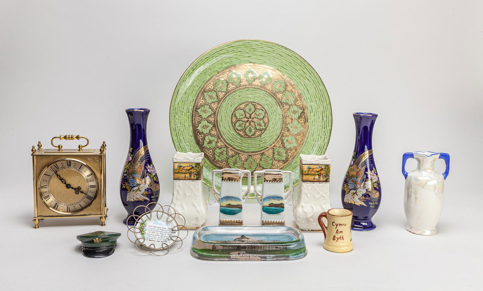 Collectible Estate Clock/Porcelains (1 of 13)