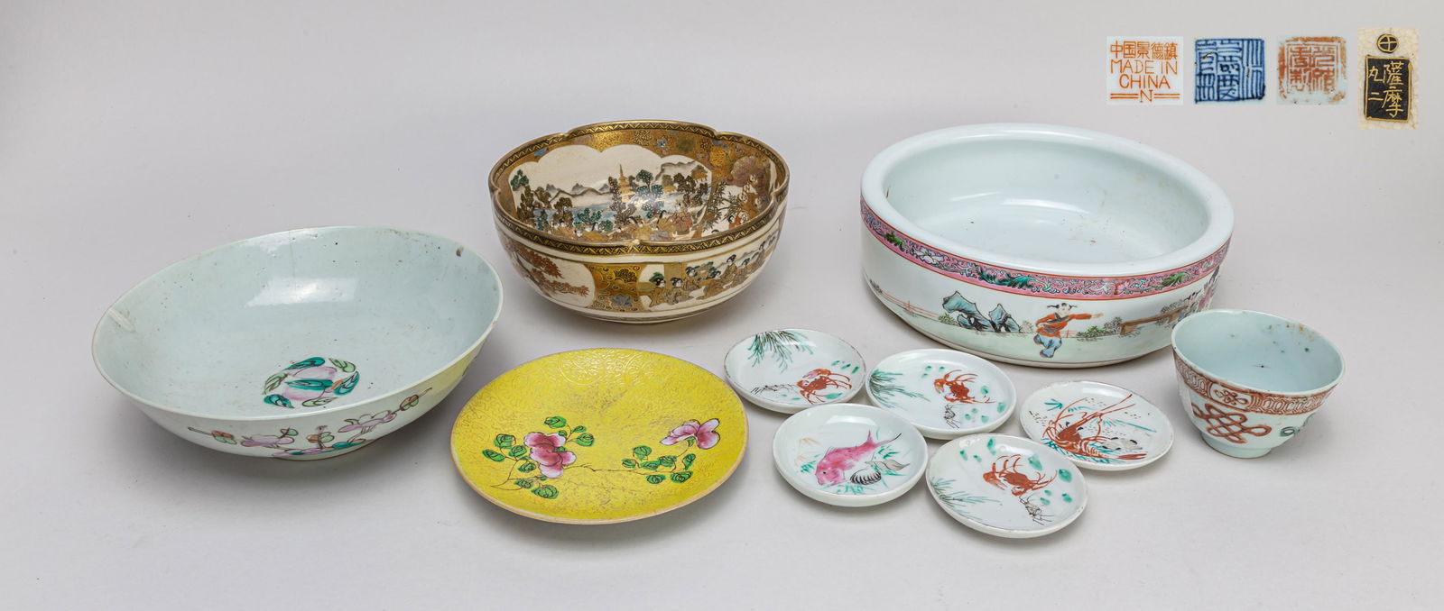 Set Chinese Porcelain Washer/Bowl (1 of 16)