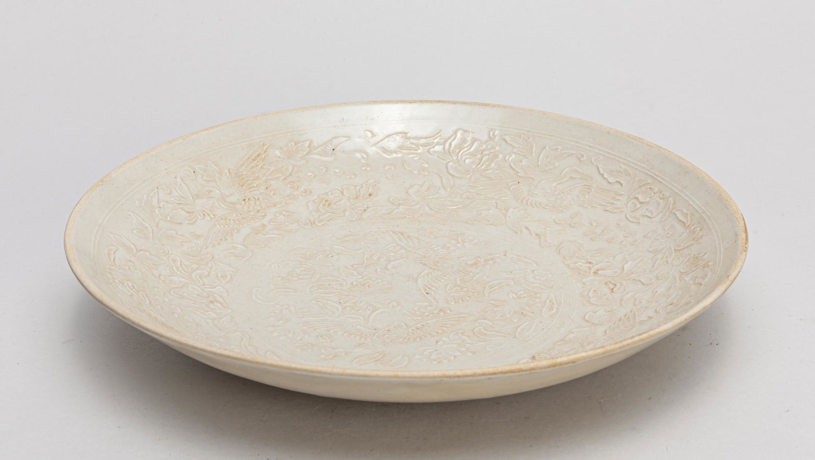 Chinese Ding Type Porcelain Plate (1 of 10)