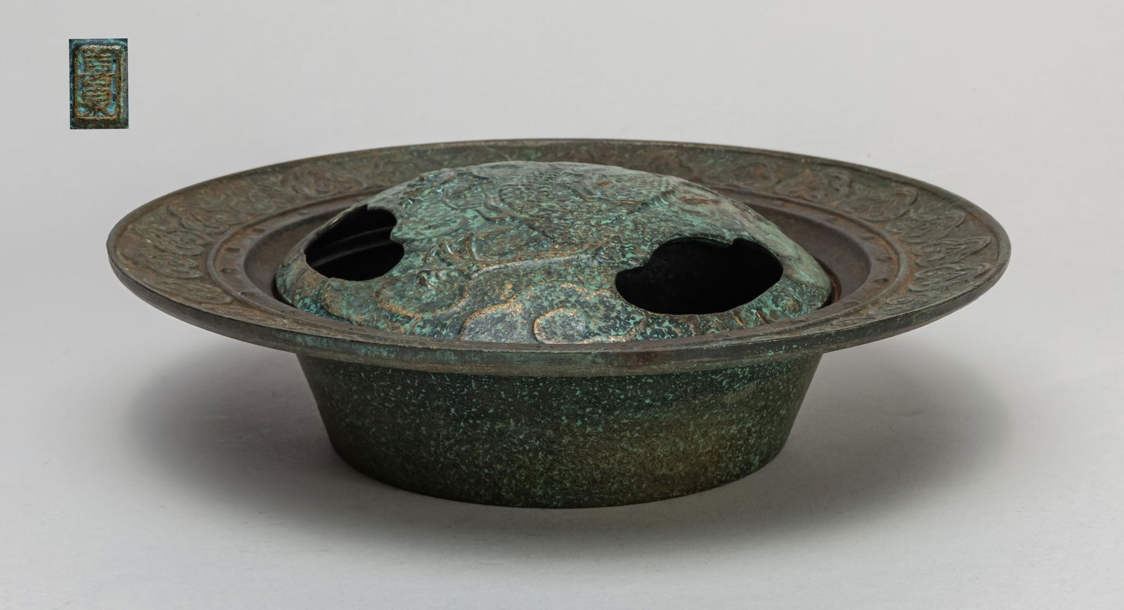 Japanese Taisho Bronze Censer (1 of 11)