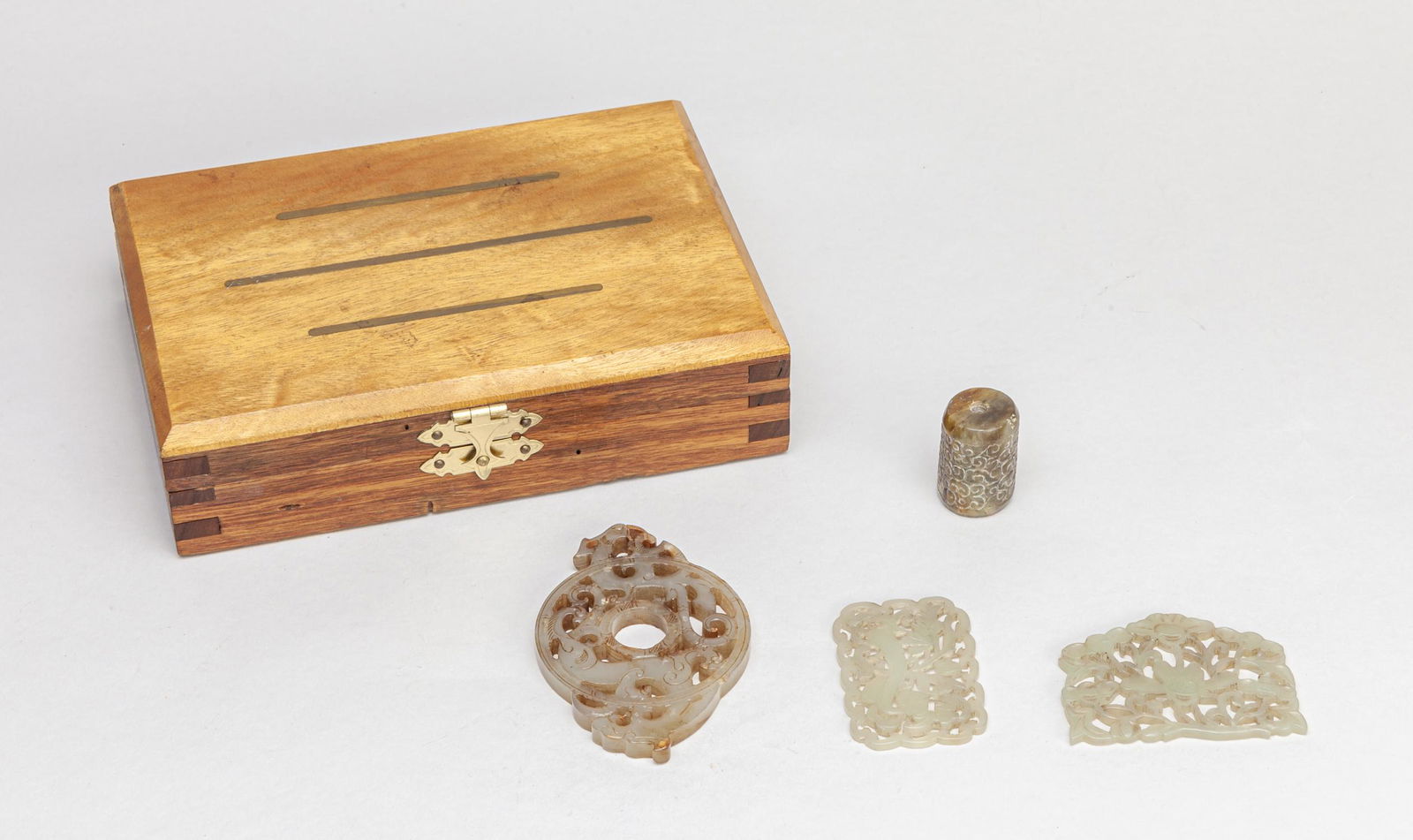 Estate Chinese Jade Carvings (1 of 10)