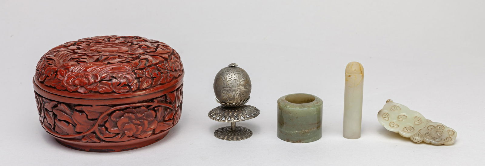 Chinese Jade & Bronze Toggles (1 of 11)