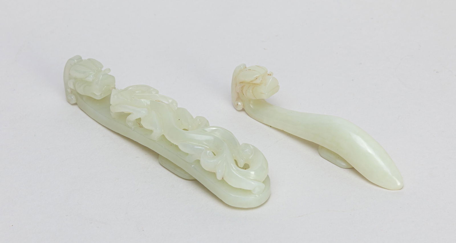 Set Chinese Jade Carving of Garment Hooks (1 of 9)
