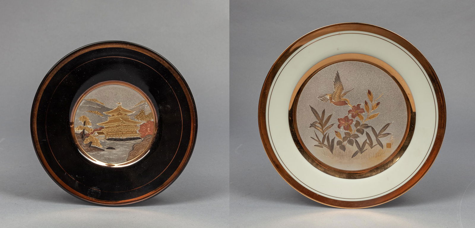 Two Japanese G/F Limited Edition Porcelain Plates (1 of 11)