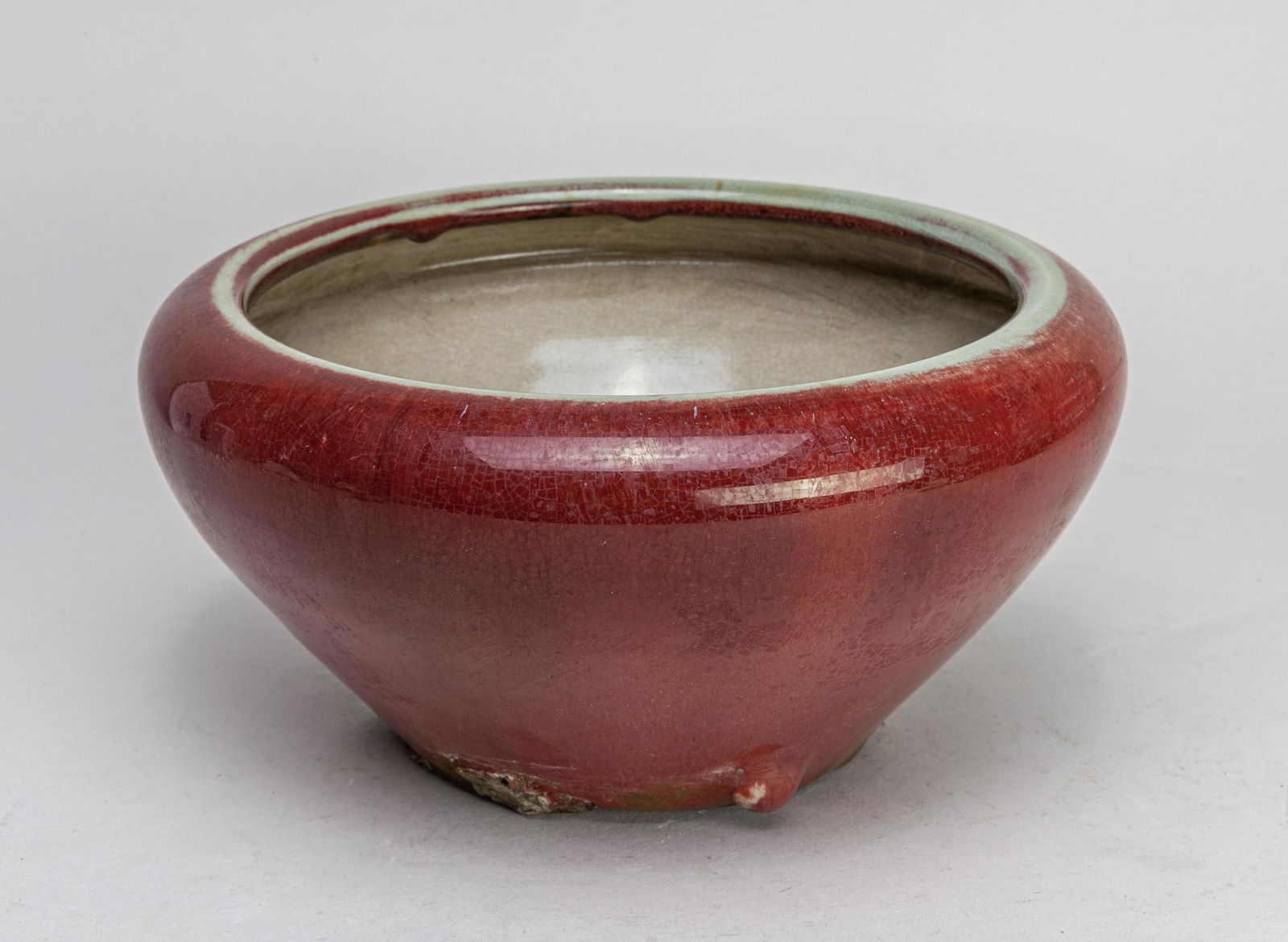 Chinese FlambÃ© Glazed Porcelain Brush Washer (1 of 10)