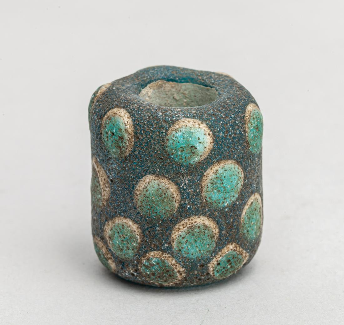 Roman Type Dragon Fly Glass Long Bead (1 of 11)