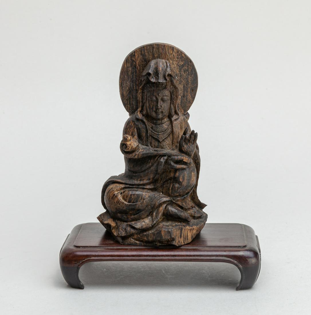 Chinese Agarwood Carving of Buddha (1 of 11)