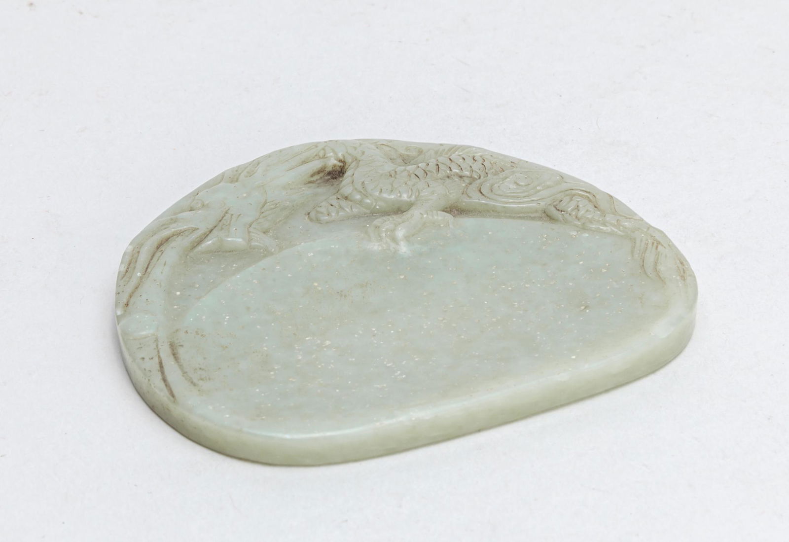Chinese Jade Carving of Dragon Ink Stone (1 of 10)