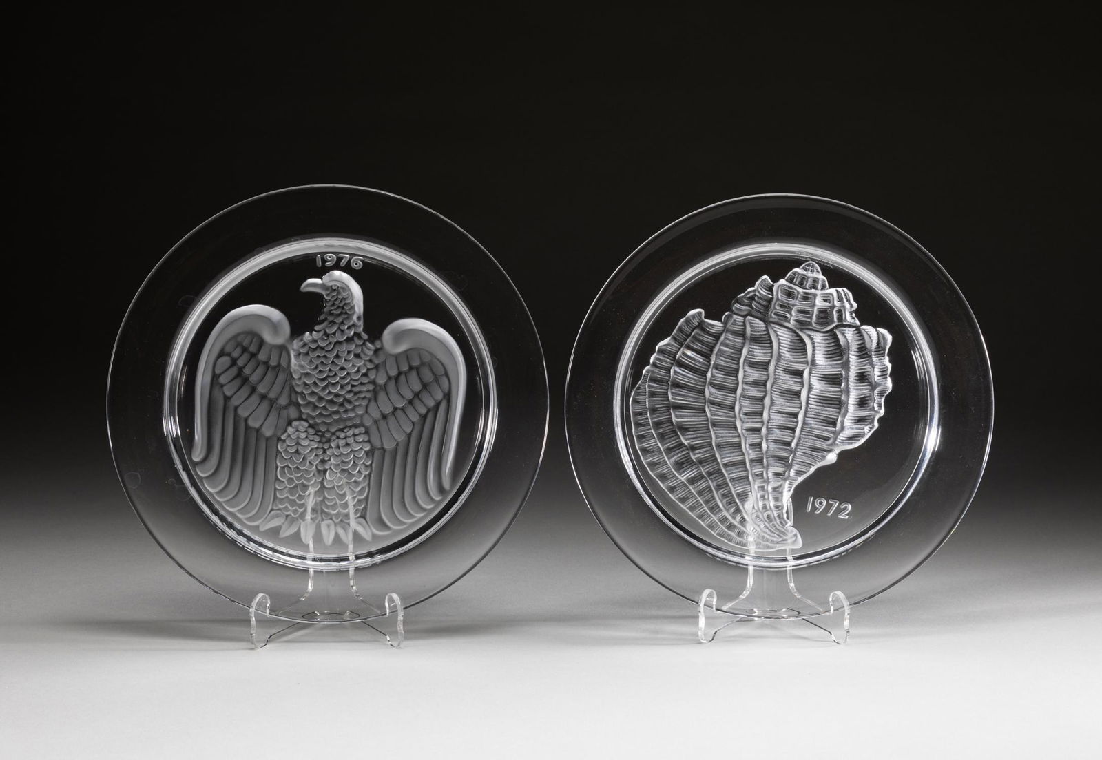 France Lalique Crystal Glass Plates (1 of 11)