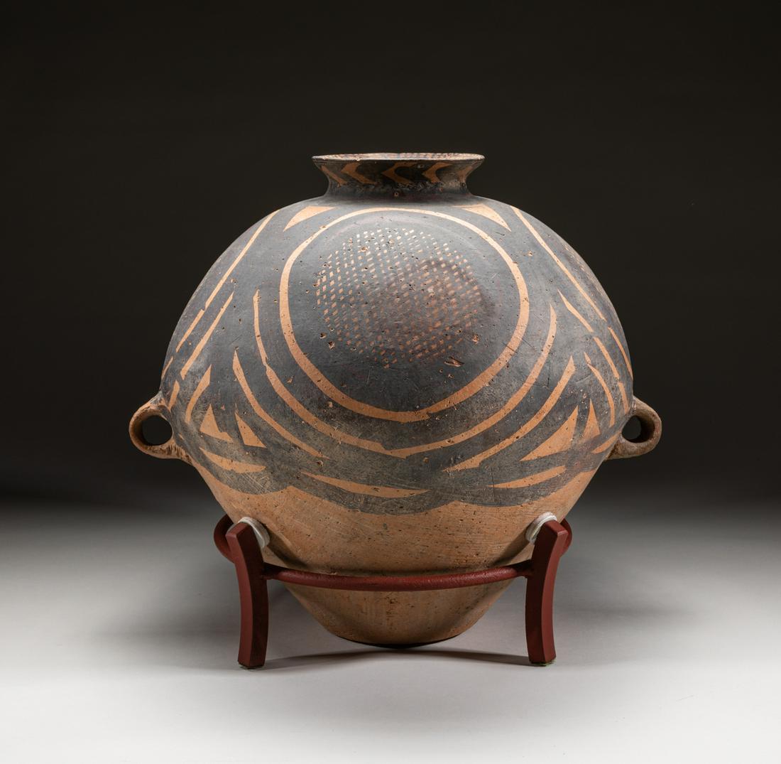 Massive Native American Type Painted Pottery Jar (1 of 14)