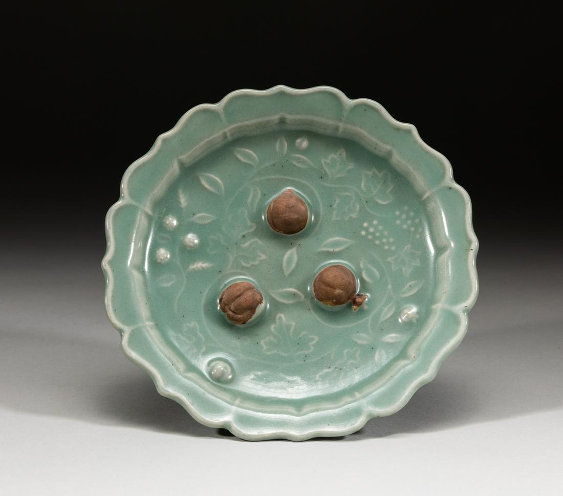 Important Korean Celadon Porcelain Plate (1 of 11)