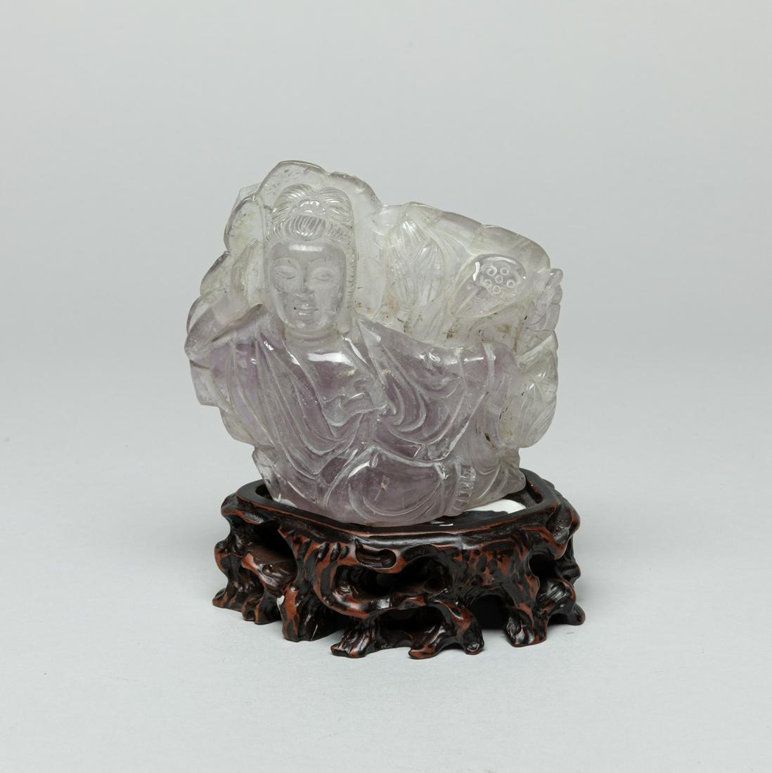 Collectible Chinese Amethyst Carved Sculpture (1 of 10)