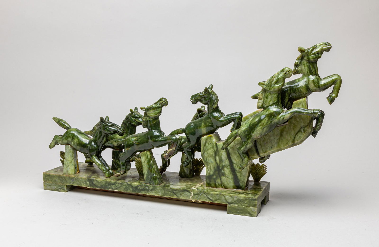 Massive Chinese Jade Stone Sculpture (1 of 11)