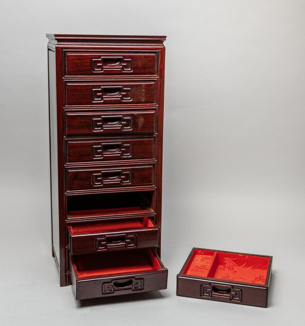 Chinese Rosewood Cabinet (1 of 11)