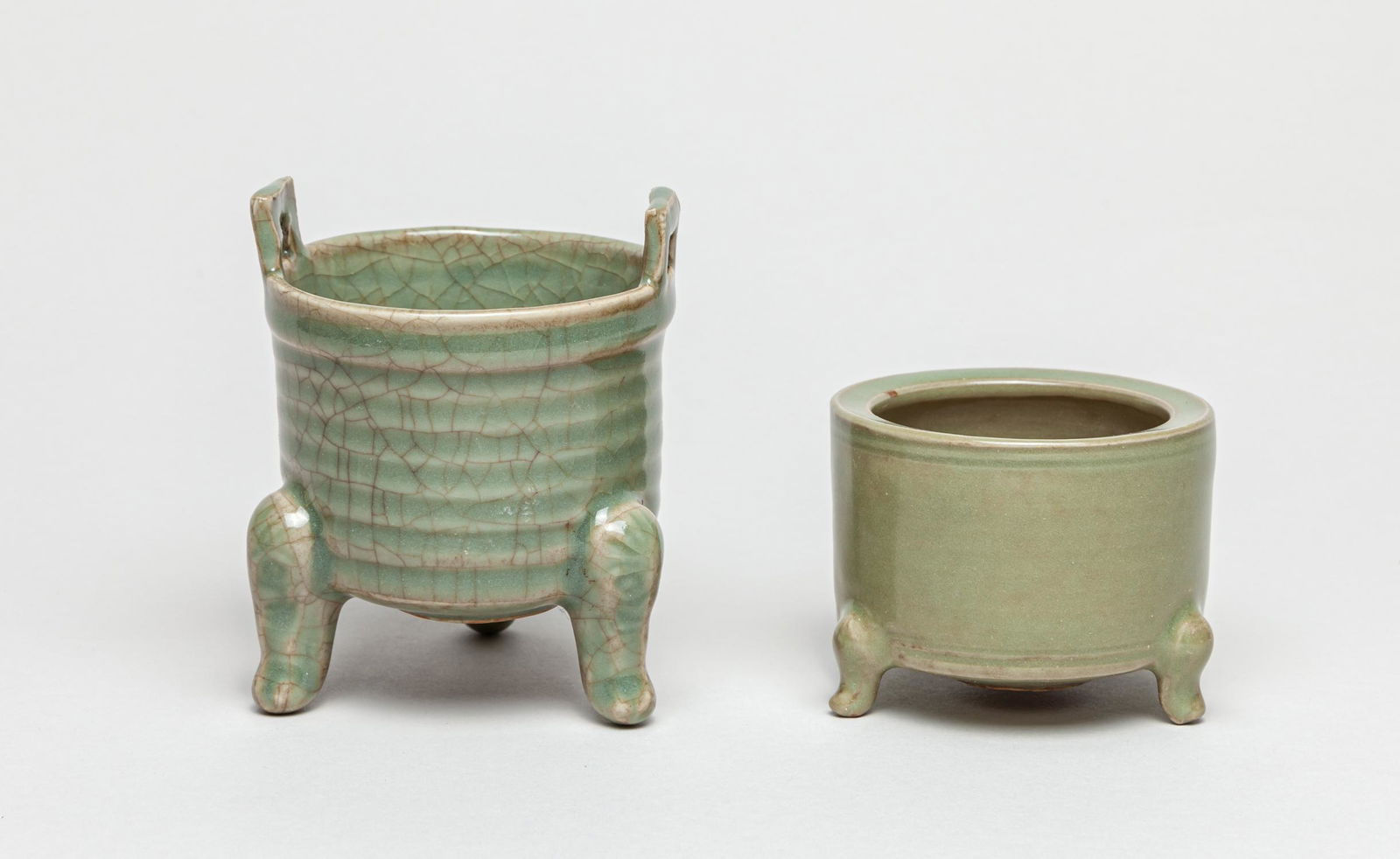 Set Chinese Long Quan Type Porcelain Censer (1 of 13)