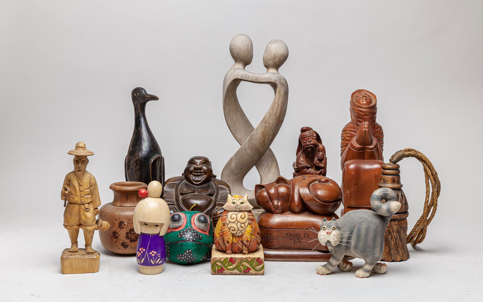 Estate Chinese & African Wood Sculptures (1 of 16)