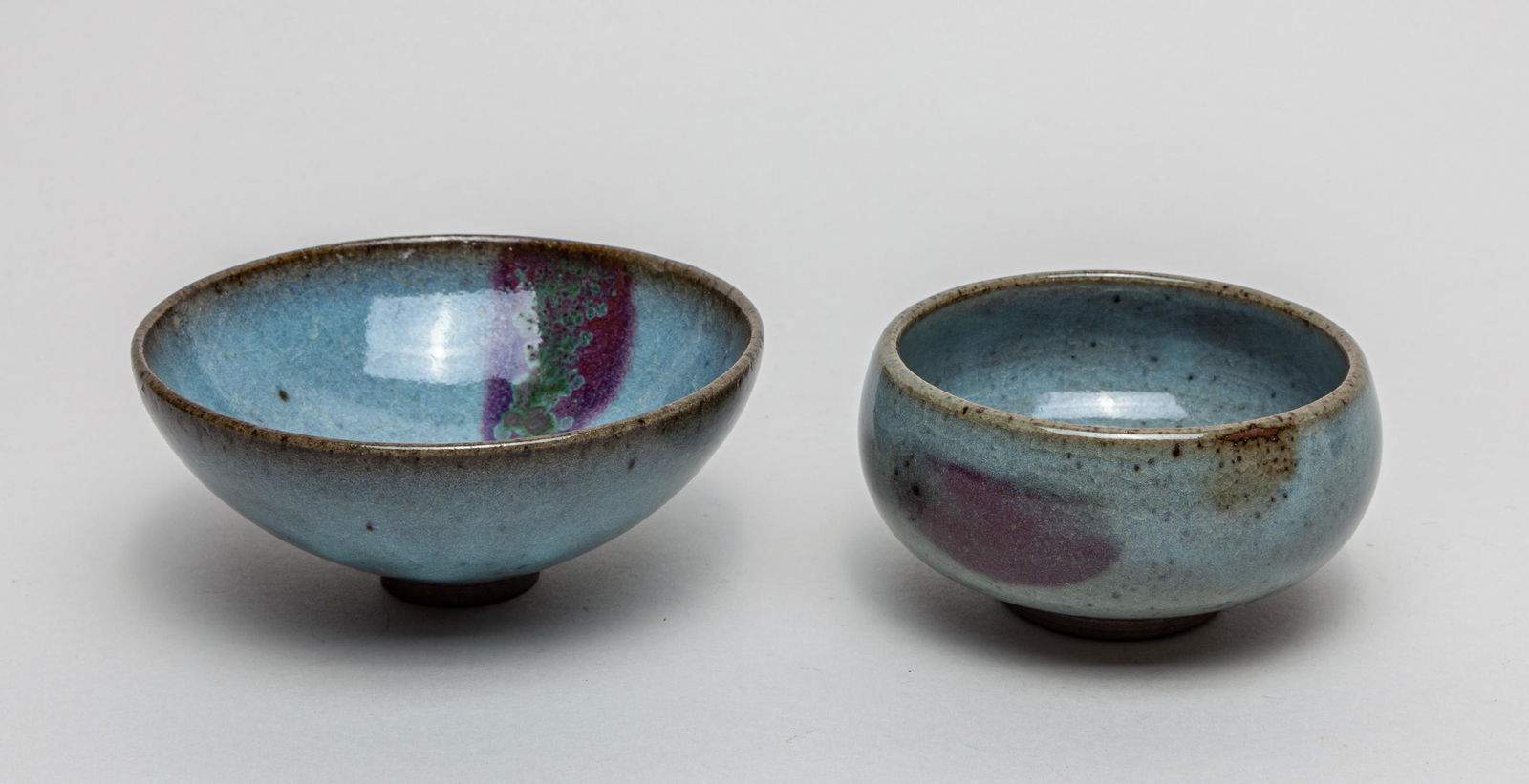 Collectible Chinese Jun Type Porcelain Tea Cups (1 of 12)