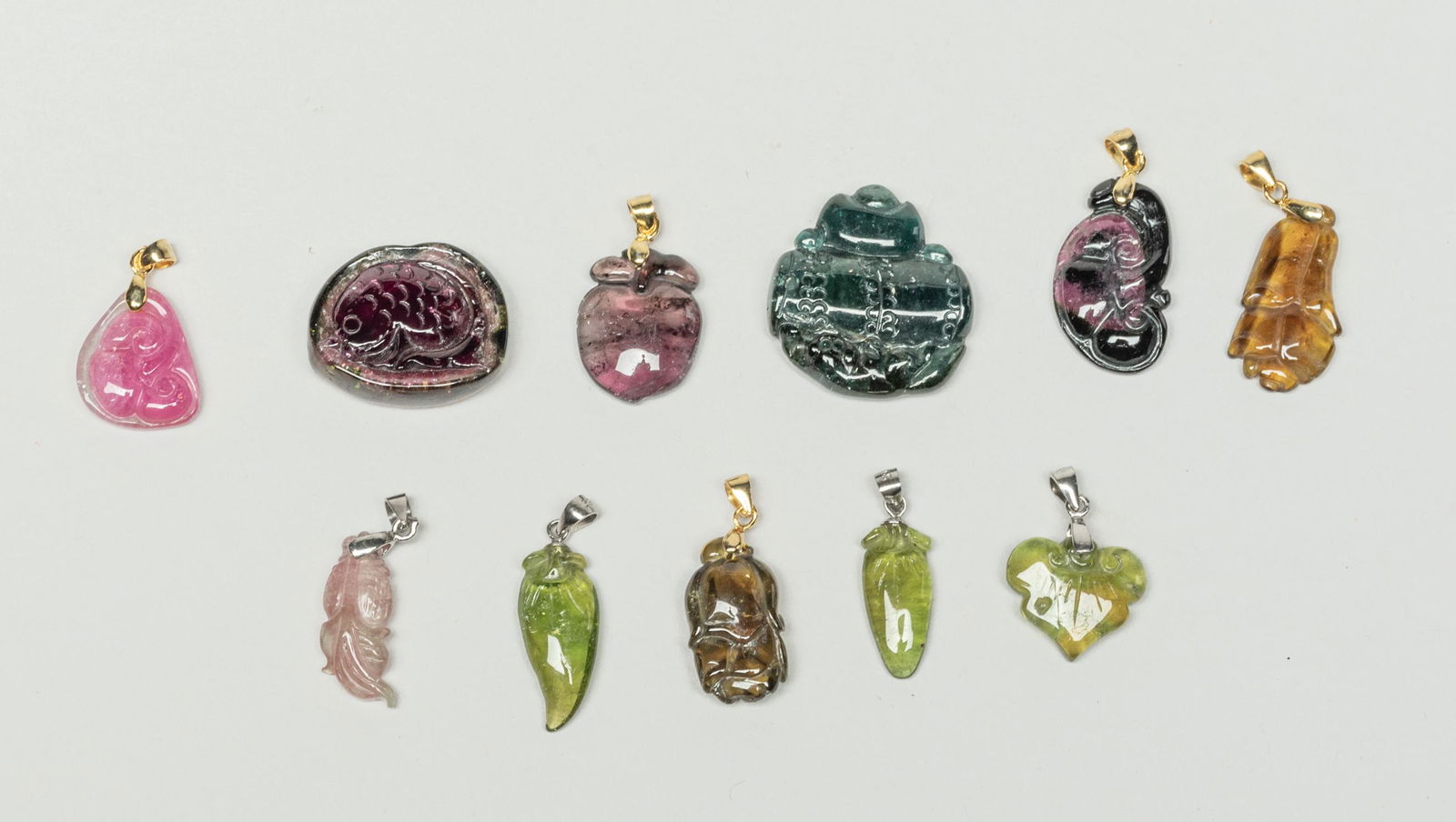 Group Chinese Tourmaline Toggles (1 of 13)