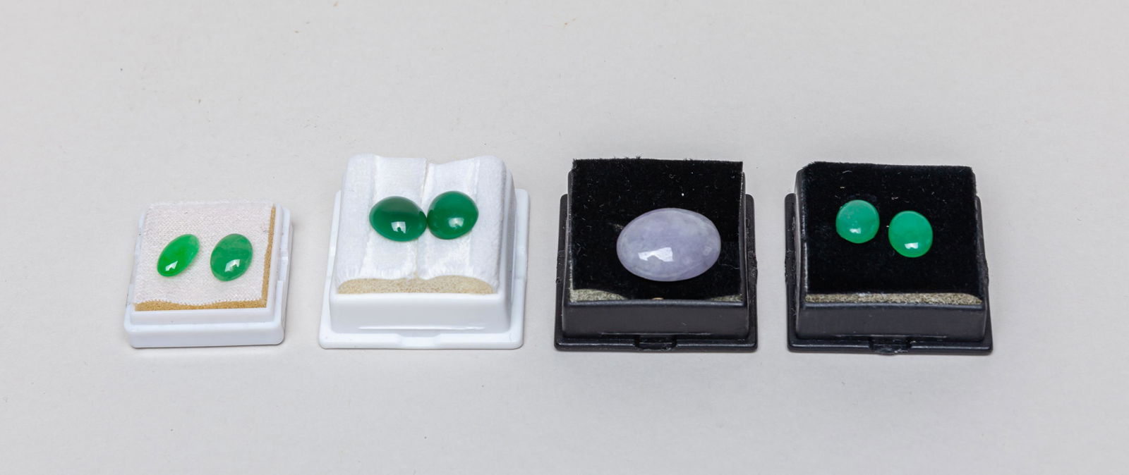 Estate Chinese Jade/Gem Stone Toggles (1 of 9)