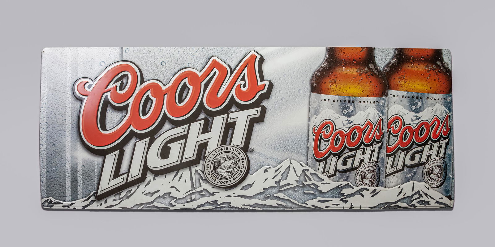 Vintage Large Size Coors Light Metal Sign (1 of 9)