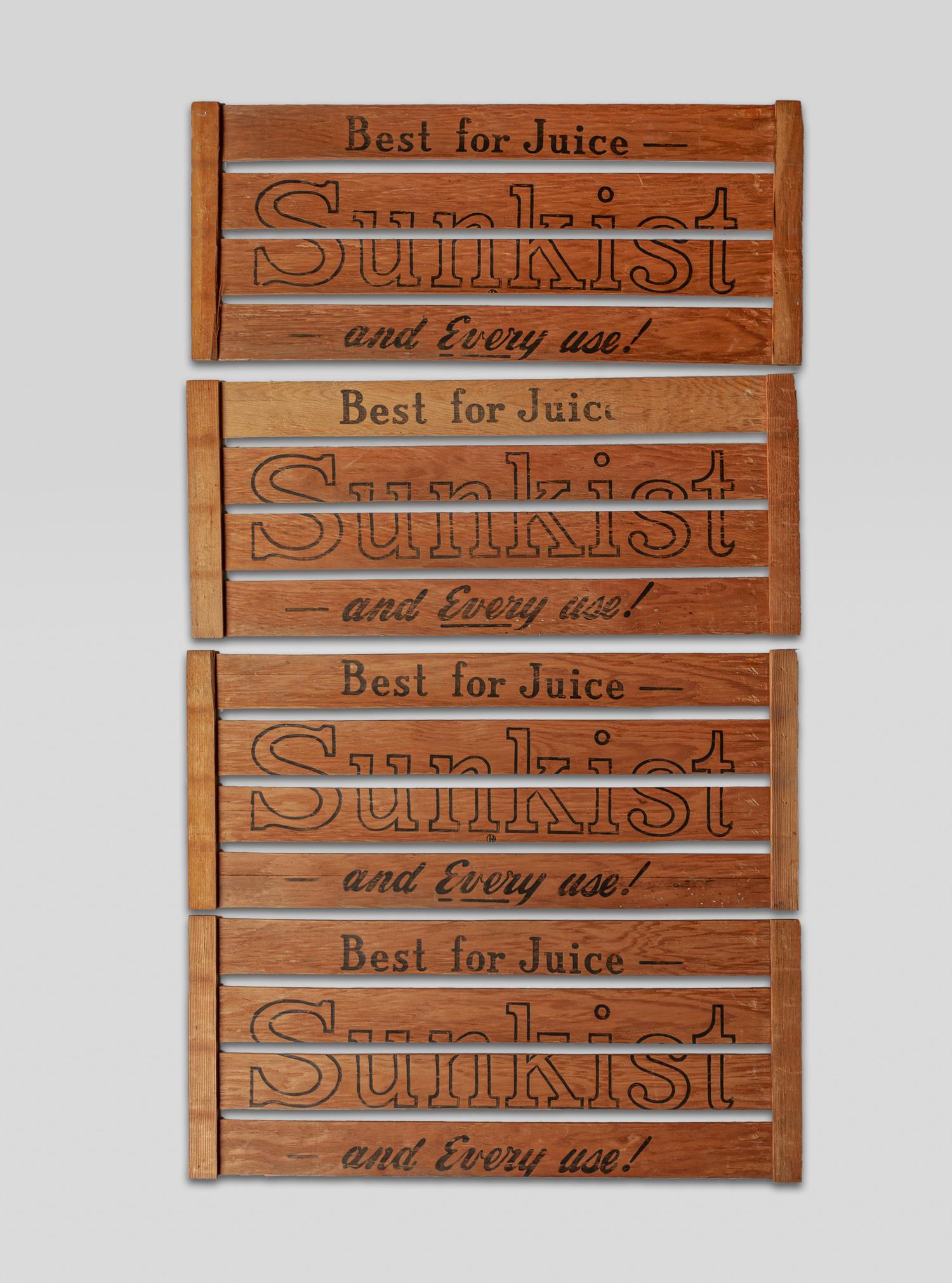 Estate Sunkist Juice Wood Sign (1 of 10)