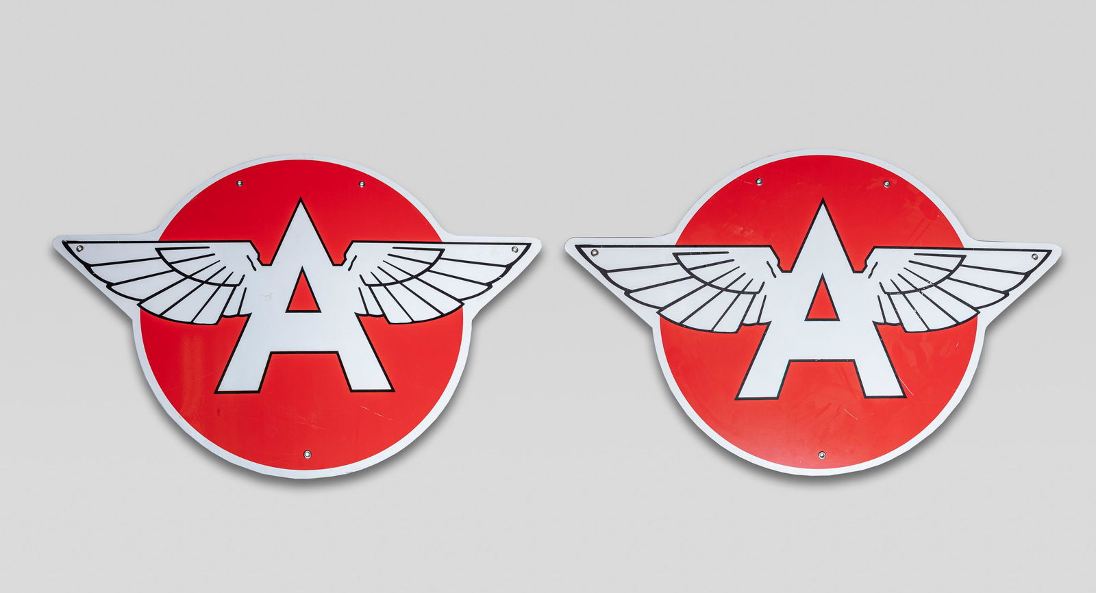 Pair Metal Eagle A Sign (1 of 13)