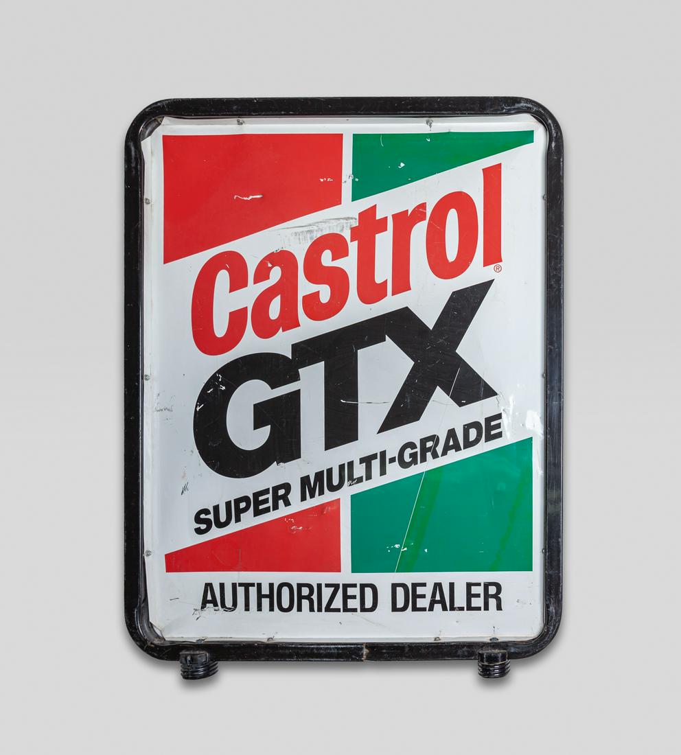 Vintage Castrol GTX Dealer Metal Sign (1 of 9)