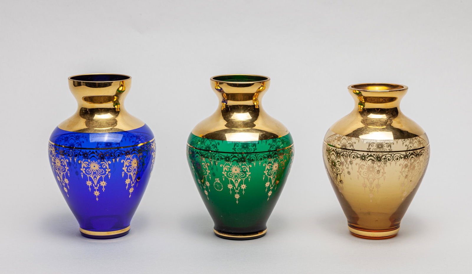 Collectible Gilt  Art Glass Water Pots (1 of 11)