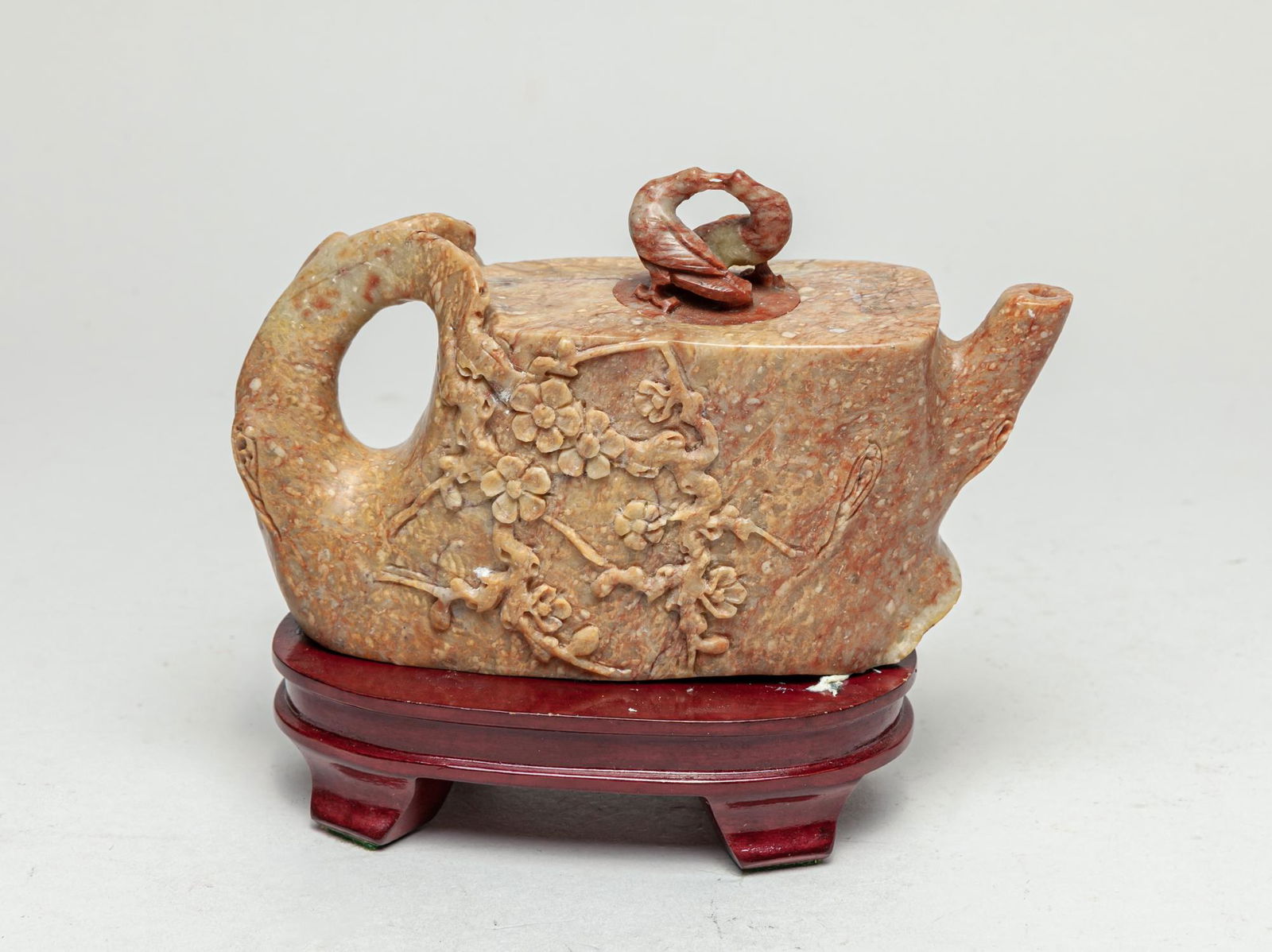 Rare Chinese Shoushan Stone Tea Pot (1 of 12)