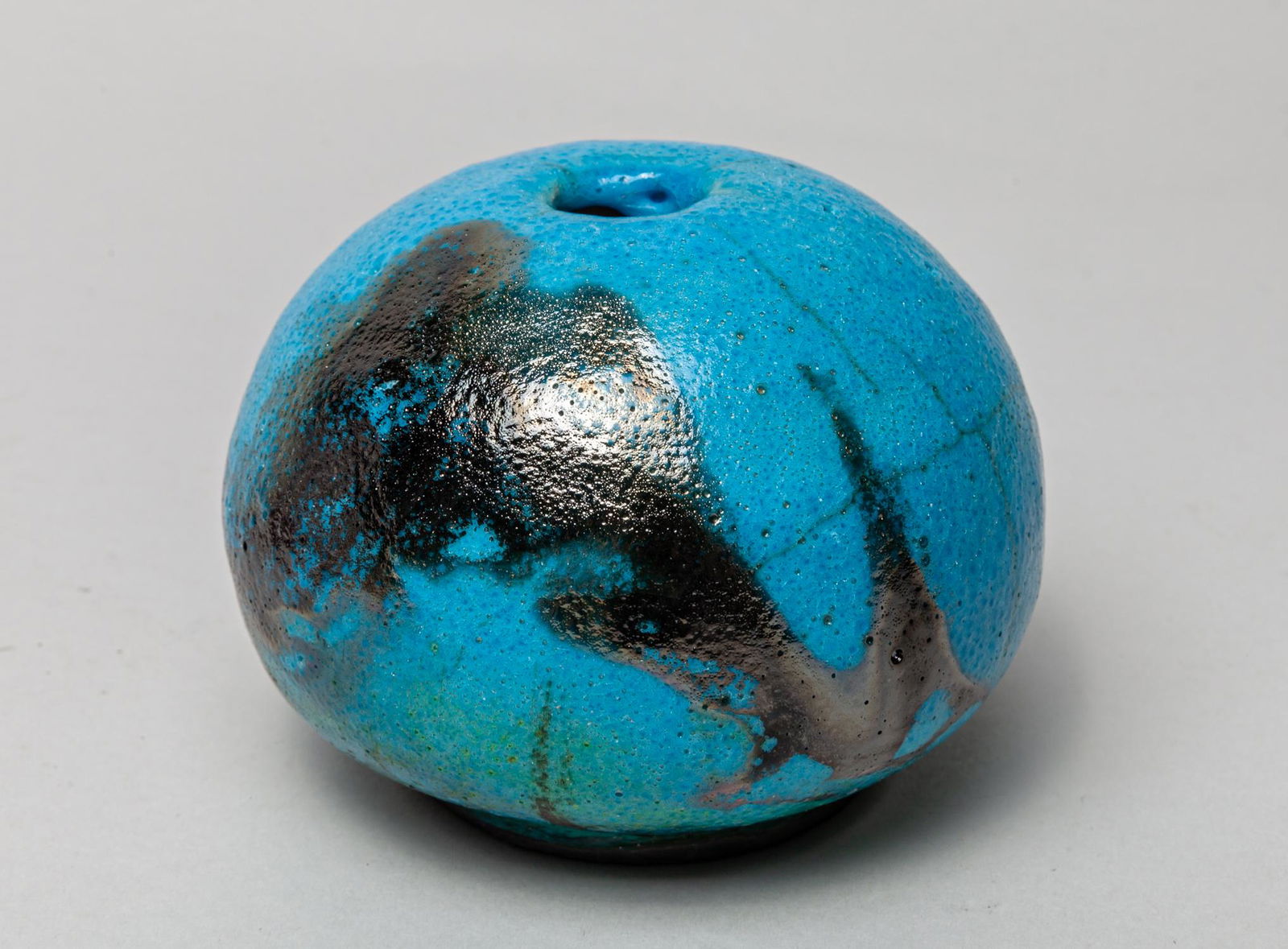 Rare Raku Glazed Pottery Pot (1 of 11)