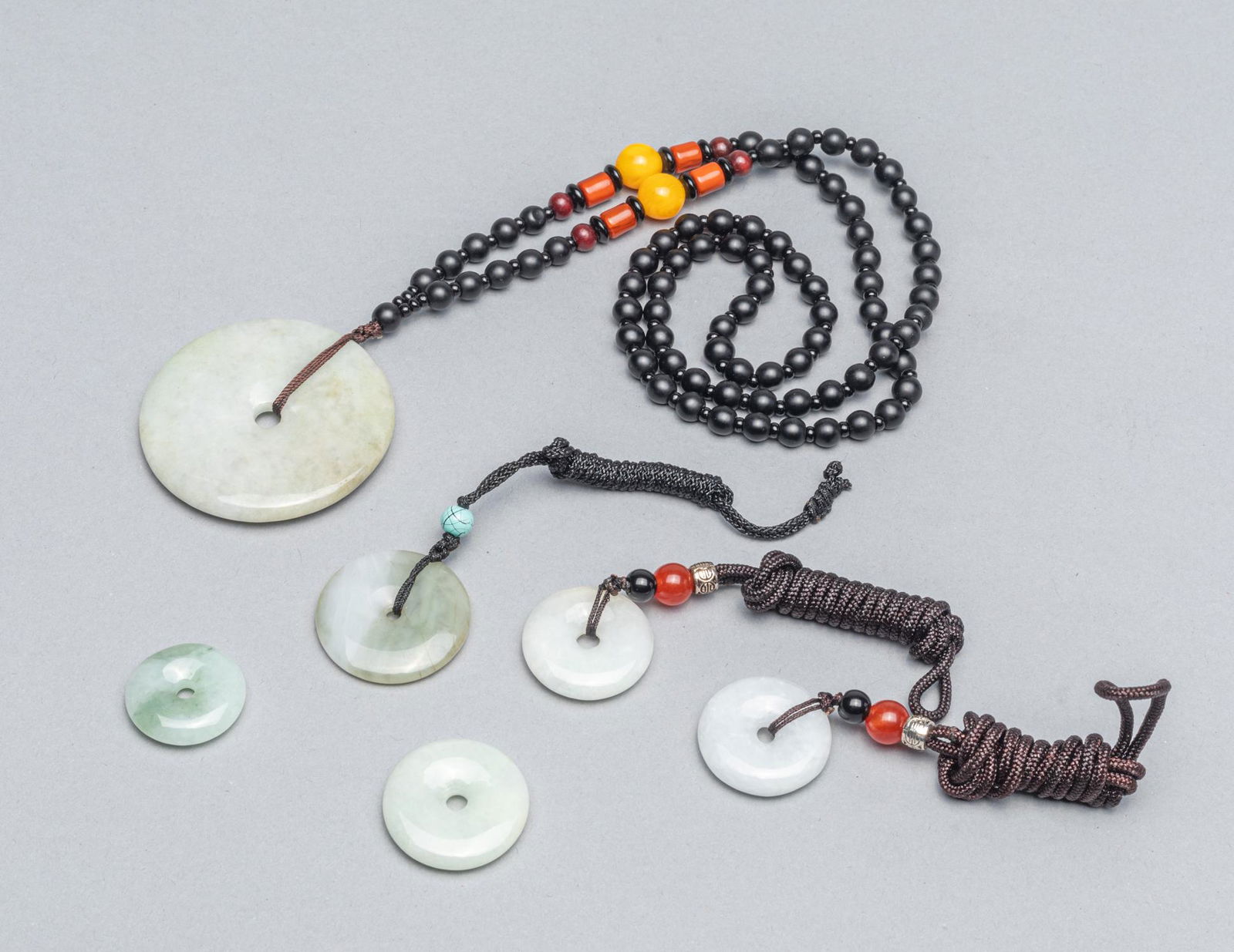 Group Chinese Jade/ Gem Stone Carvings (1 of 9)