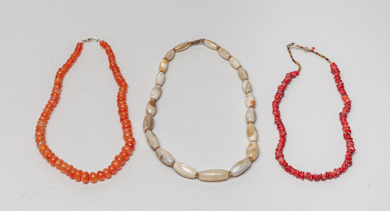 East  Asian Cameo Agate Coral Like Necklaces (1 of 9)