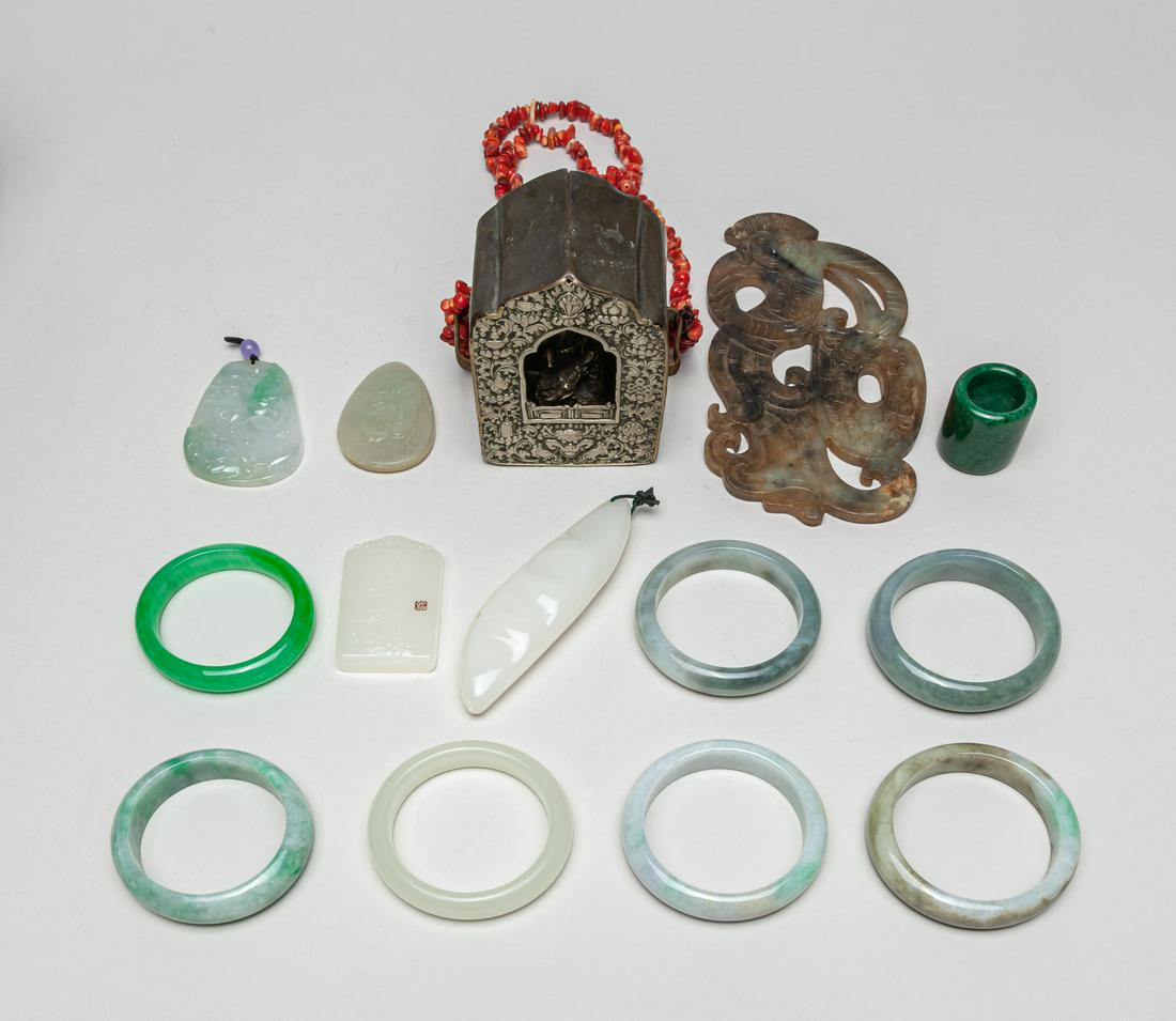 Estate Chinese Jade, Stone, Decors (1 of 14)