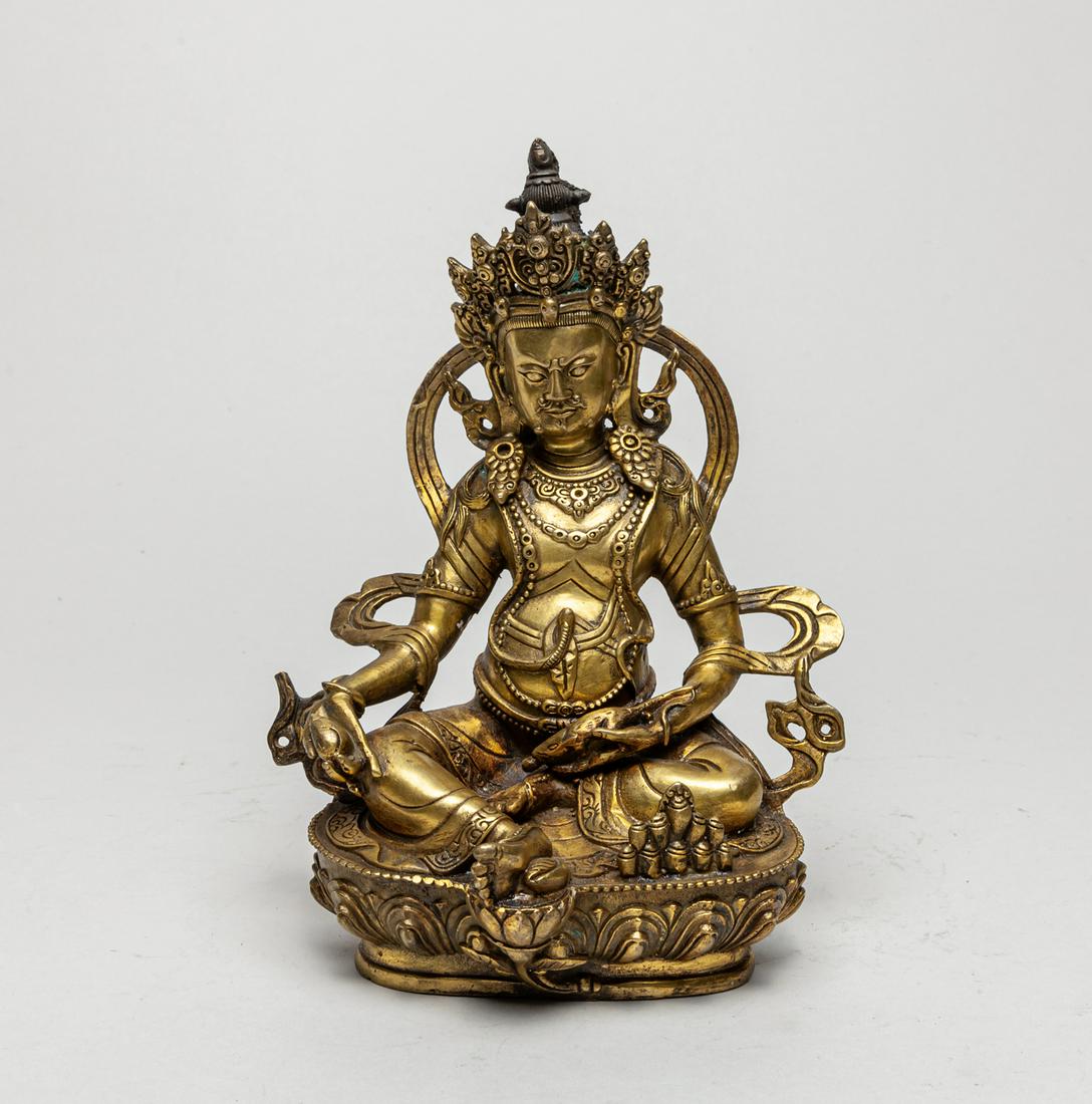 Chinese Gilt Bronze Seating Buddha (1 of 12)