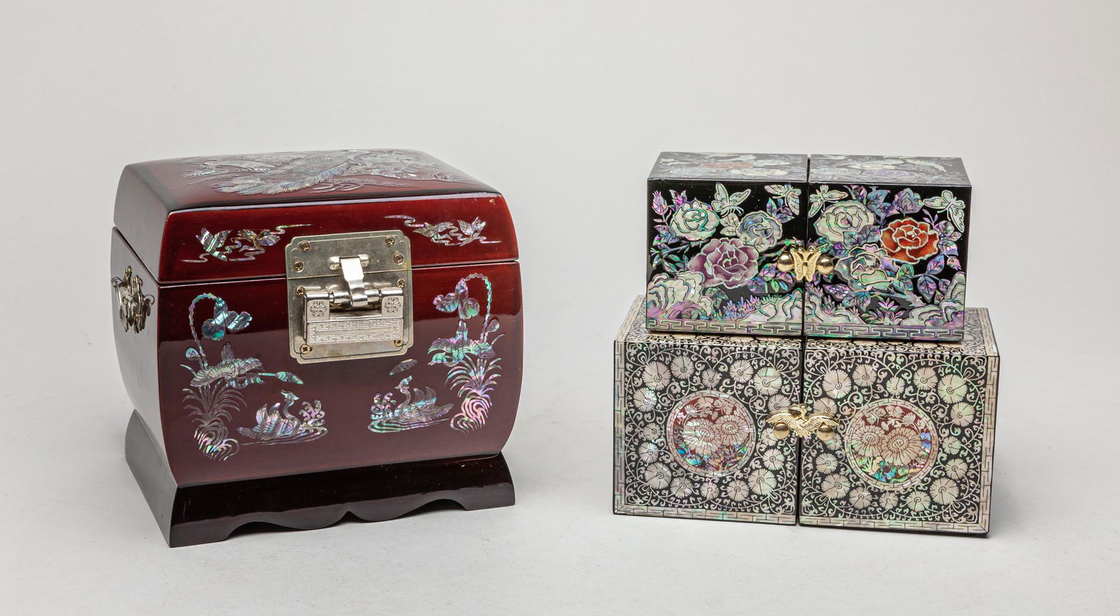 Group Korean Jewelry Box Inlaid MOP (1 of 18)