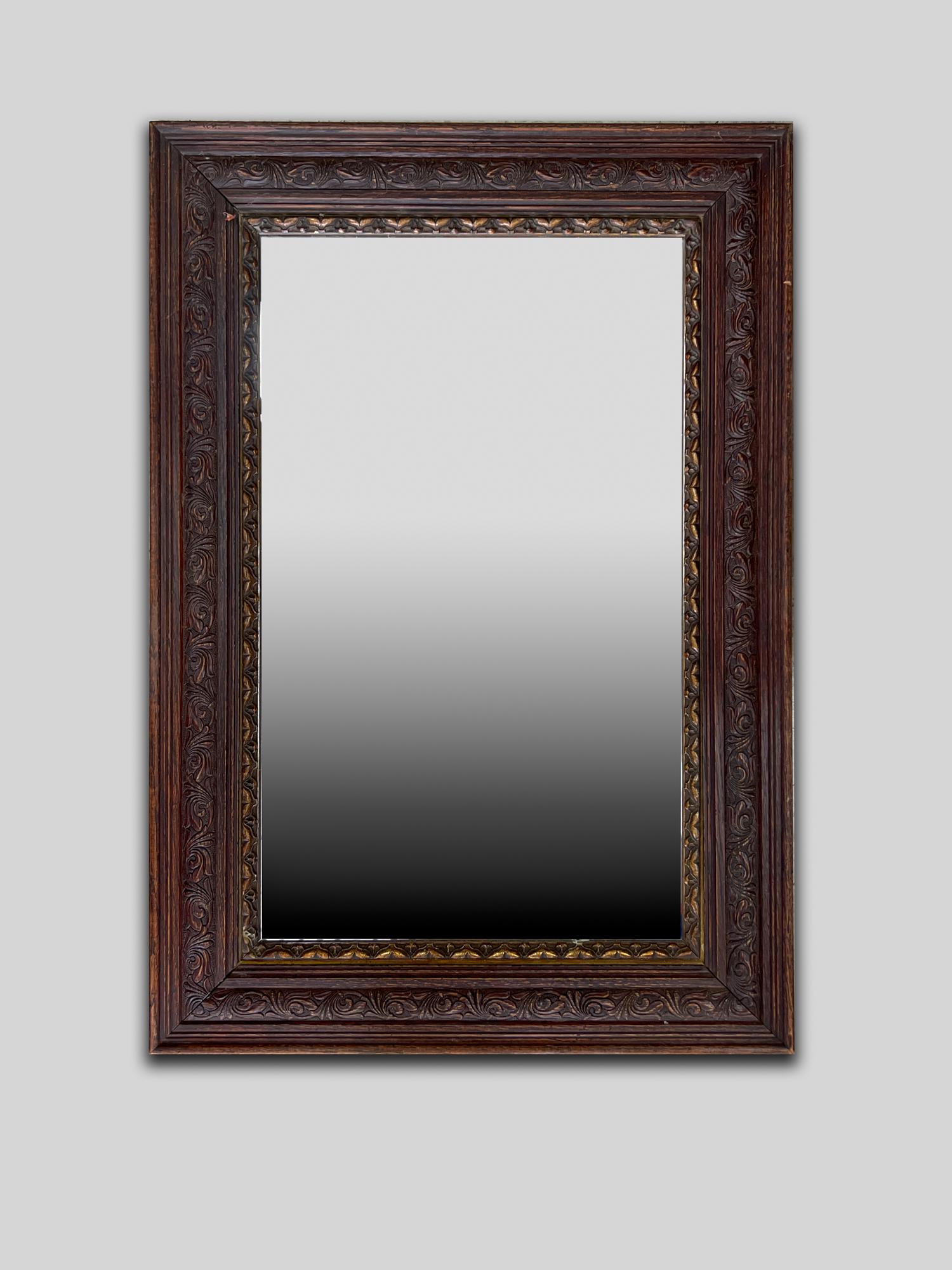 Old English Type Framed Mirror (1 of 7)