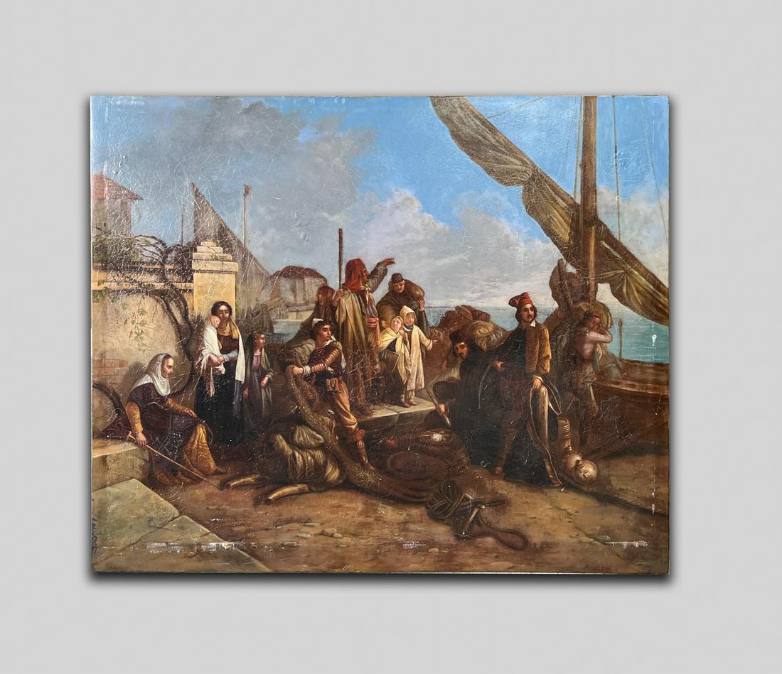 Collectible Old Painting on Metal (1 of 7)