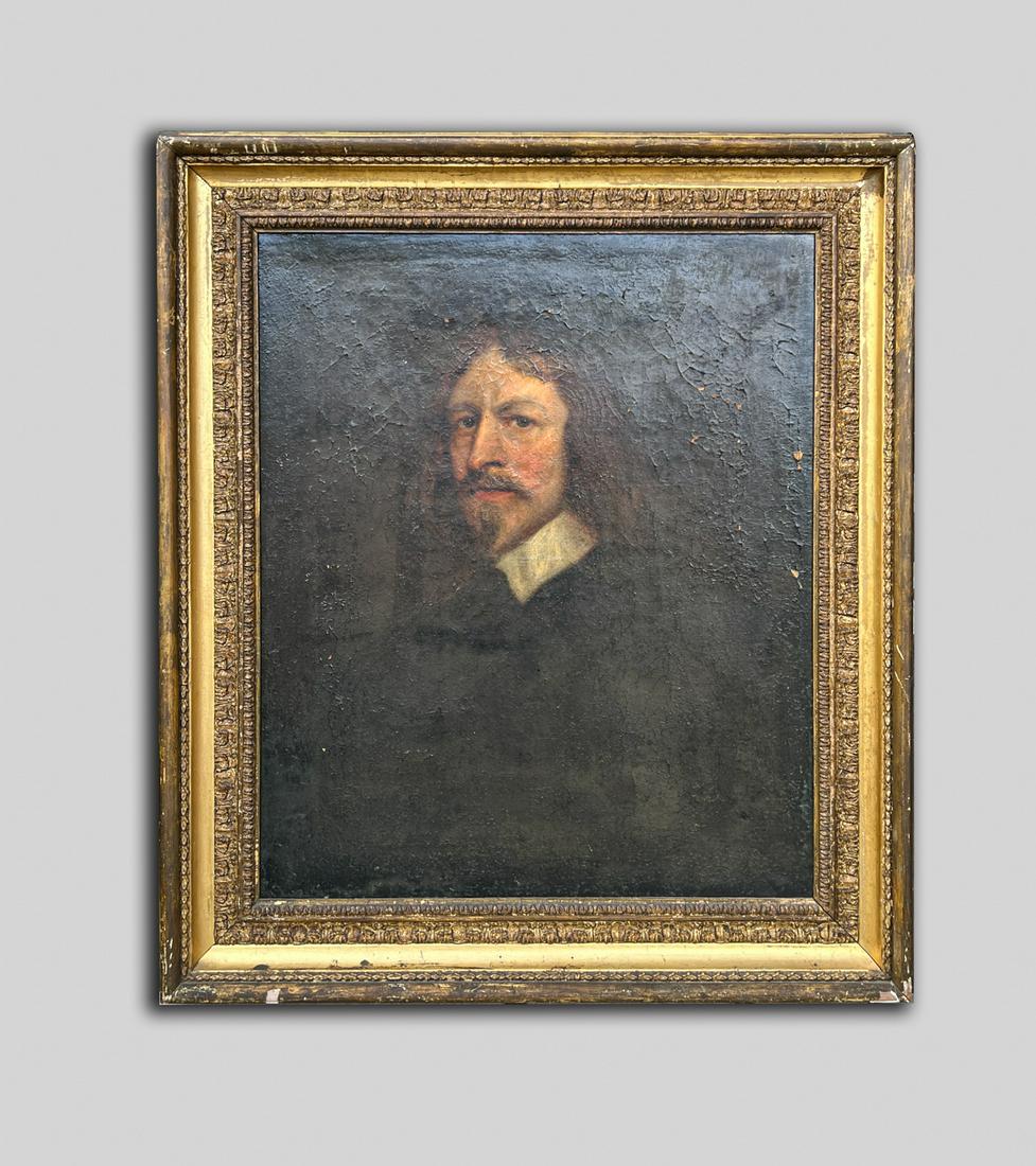 Antique English Oil Painting on Canas (1 of 11)