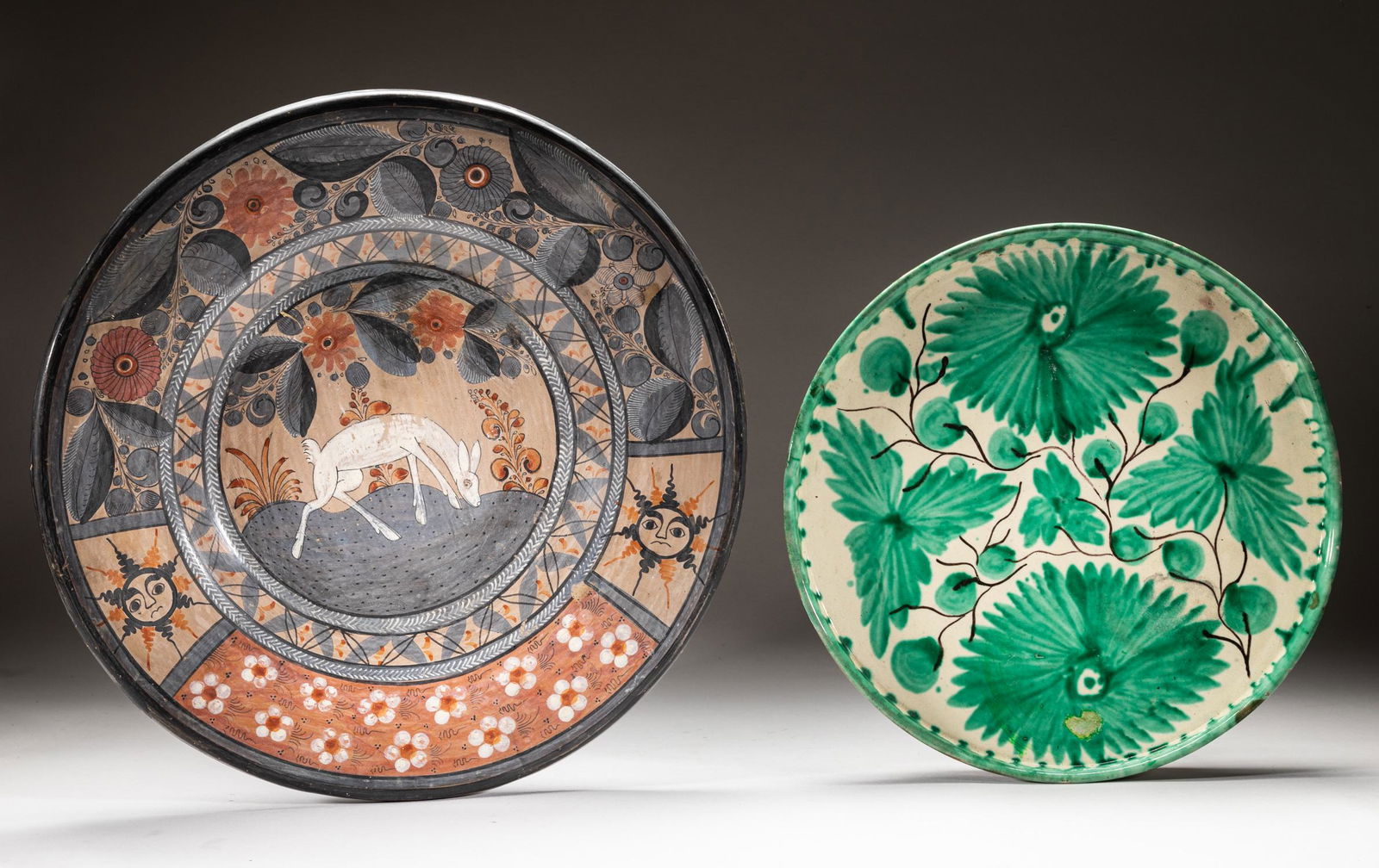 Massive Hand Painted Central Plates (1 of 11)