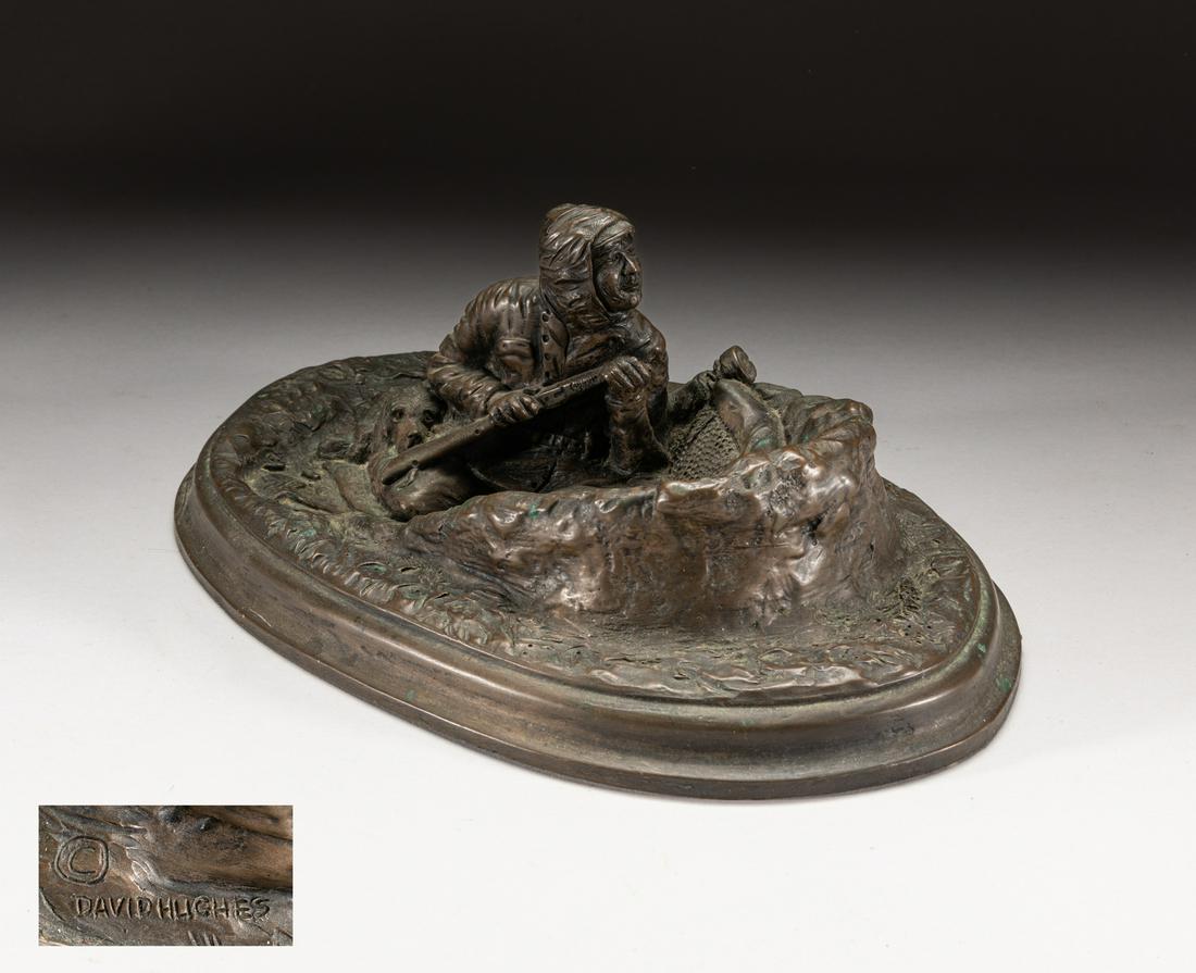 Rare Vintage Art Brass Table Sculpture(Signed) (1 of 10)