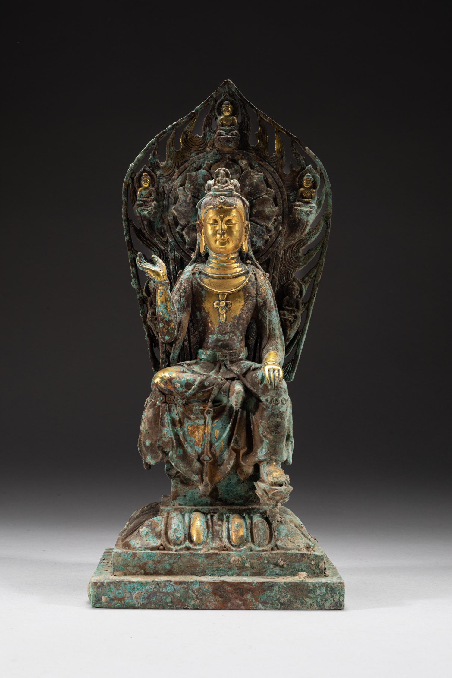 Korean Joseon Type Gilt Bronze Buddha (1 of 13)