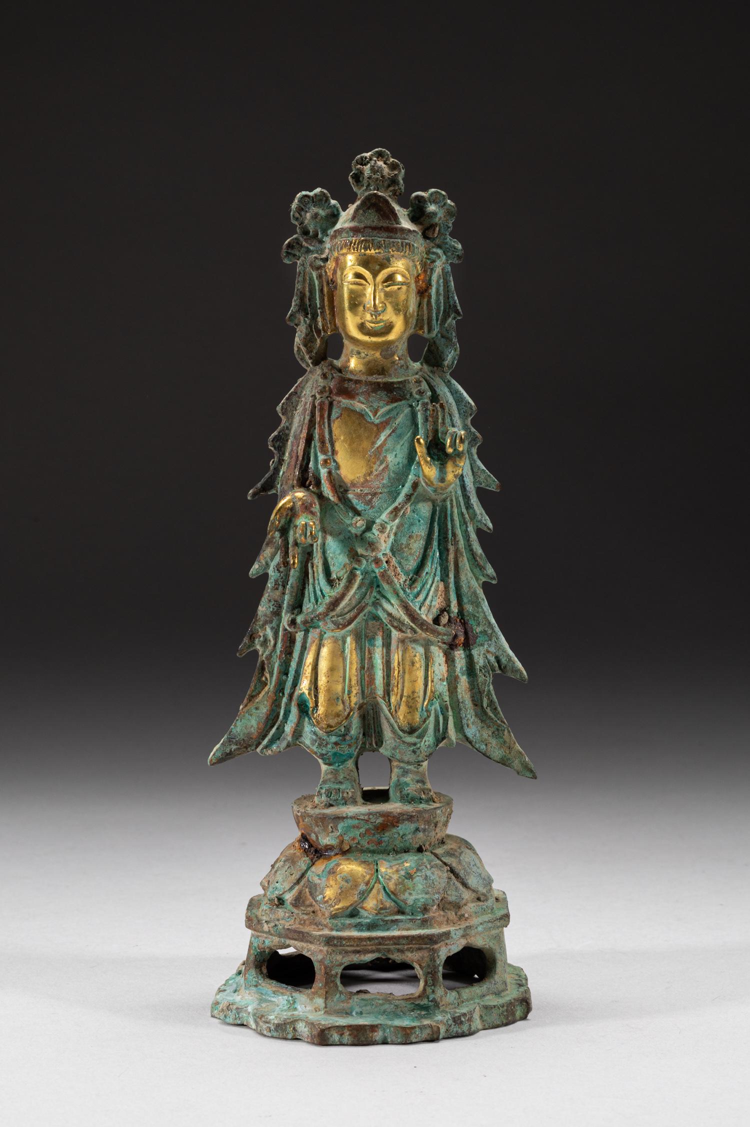 Korean Joseon Type Gilt Bronze Buddha (1 of 12)